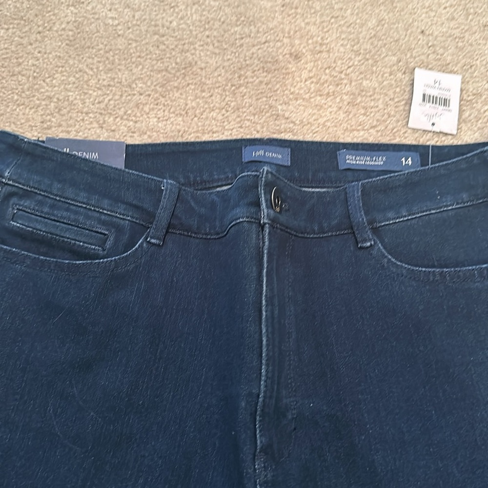 J Jill high rise denim jeggings - Picture 5 of 7